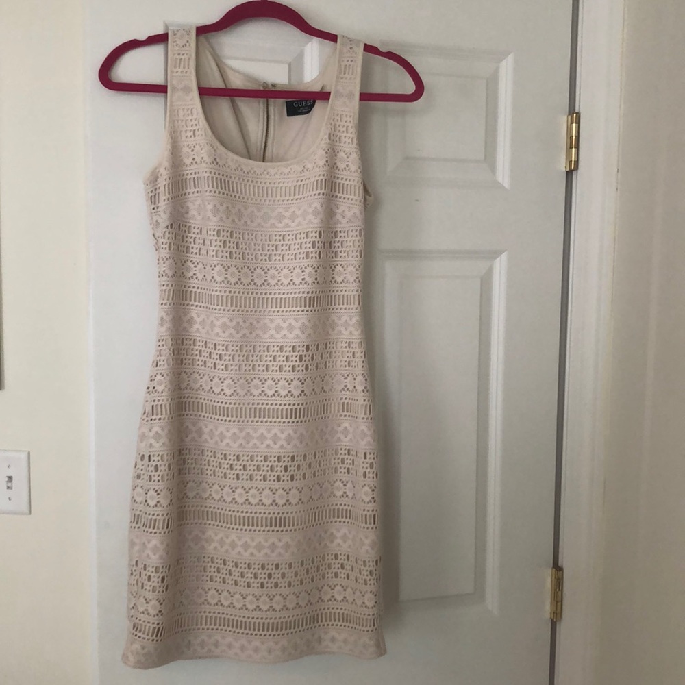 Guess dress off white EUC